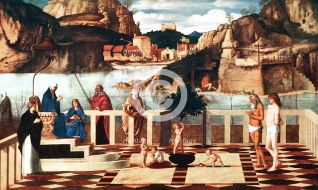 'The Sacred Allegory', 1490-1500, (1925). Artist: Unknown