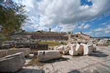 The Sacred Court at Eleusis, Greece. Creator: Samuel Magal