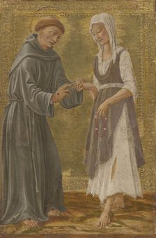 The Sacred Exchange between Saint Francis and Lady Poverty