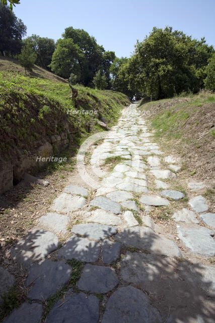 The Sacred Road, Cumae, Italy. Artist: Samuel Magal
