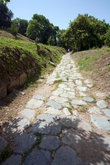 The Sacred Road, Cumae, Italy. Creator: Samuel Magal