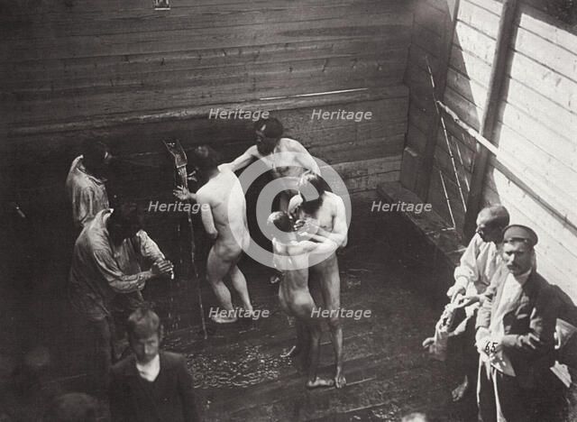 The sacred spring in Sarov Monastery, Russia, 1903. Artist: K von Hahn