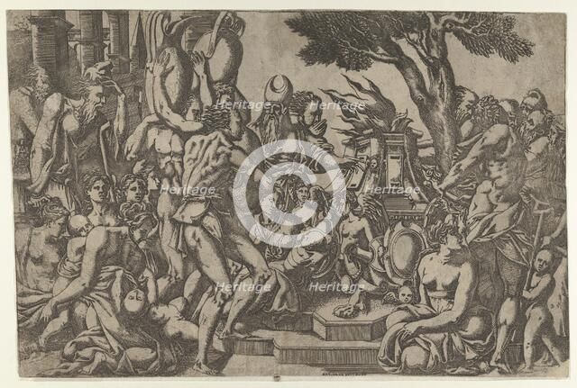 The Sacrifice, 1542. Creator: Antonio Fantuzzi.