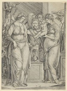 The sacrifice to Priapus (the larger version), ca. 1499-1501. Creator: Jacopo de Barbari