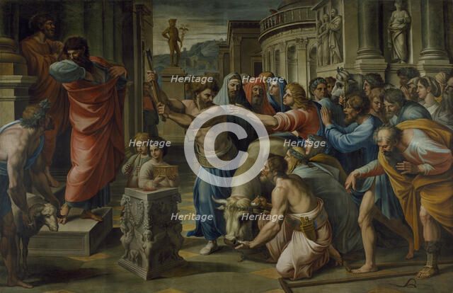 The Sacrifice at Lystra, 1729-31. Creator: Sir James Thornhill.