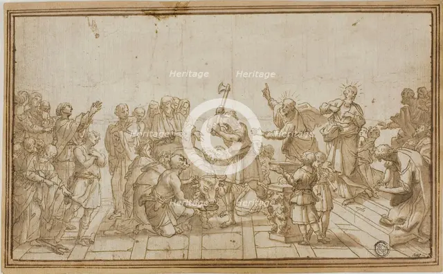 The Sacrifice at Lystra, n.d. Creator: Unknown.