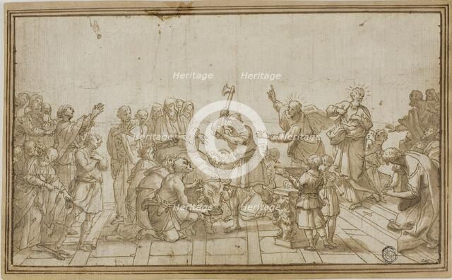 The Sacrifice at Lystra, n.d. Creator: Unknown.