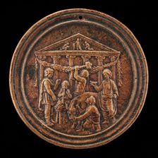 The Sacrifice of a Bull, fourth quarter 15th century. Creator: Master of the Orpheus Legend