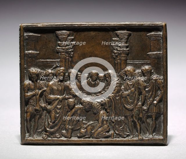The Sacrifice of a Swine, c. 1520. Creator: Andrea Riccio (Italian, c. 1470-1532).