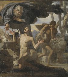 The Sacrifice of Abel. Study. Creator: Charles Mellin