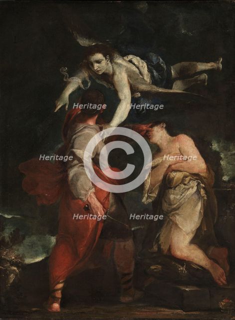 The Sacrifice of Abraham, The 1690s. Creator: Giuseppe Maria Crespi.