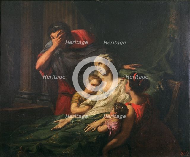 The sacrifice of Alceste, 1781. Creator: Johann Heinrich Tischbein.