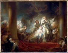 The sacrifice of Caliroe oil by Fragonard