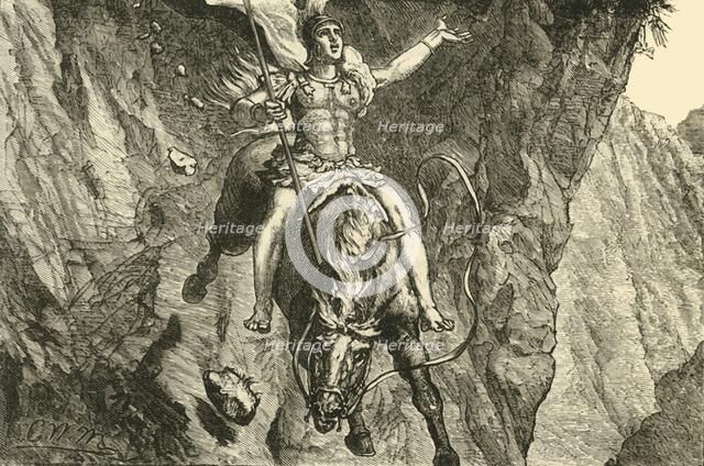 'The Sacrifice of Curtius', 1890.   Creator: Unknown.