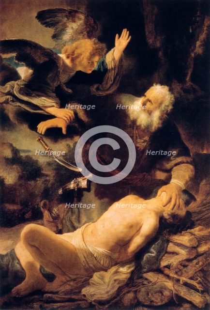 'The Sacrifice of Isaac', 1635. Artist: Rembrandt Harmensz van Rijn    