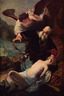 The Sacrifice of Isaac 1636, (1914). Creator: Rembrandt Harmensz van Rijn