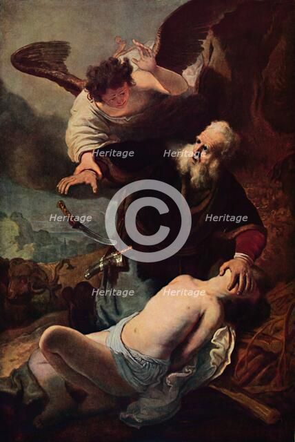'The Sacrifice of Isaac', 1636, (1914).  Creator: Rembrandt Harmensz van Rijn.