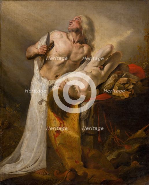 The Sacrifice of Isaac, 1630-1640. Creator: Pieter de Grebber.