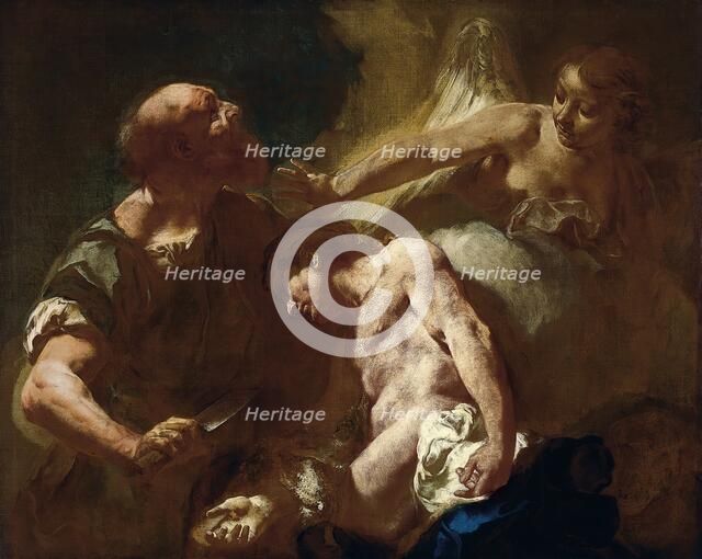 The Sacrifice of Isaac, 1715. Creator: Giovanni Battista Piazzetta.