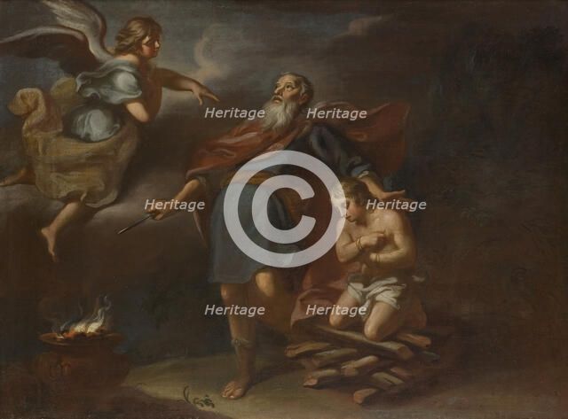 The Sacrifice of Isaac, 1734. Creator: Georg Engelhard Schroder.
