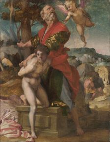 The Sacrifice of Isaac, c. 1527. Creator: Andrea del Sarto (Italian, 1486-1530)