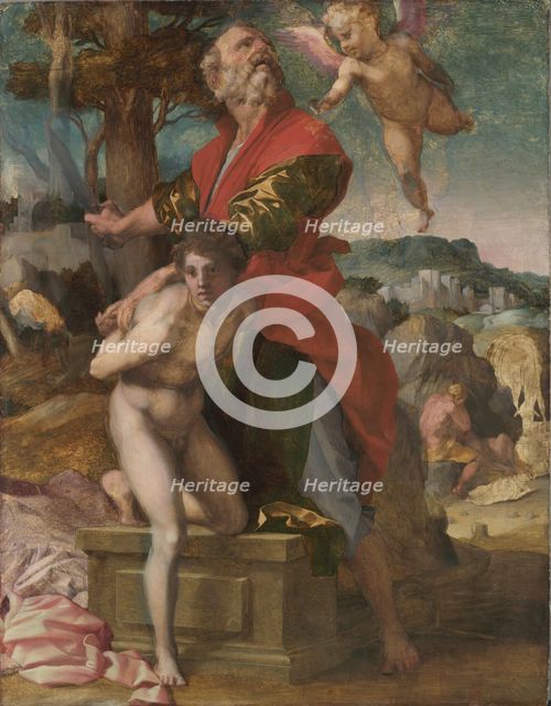 The Sacrifice of Isaac, c. 1527. Creator: Andrea del Sarto (Italian, 1486-1530).