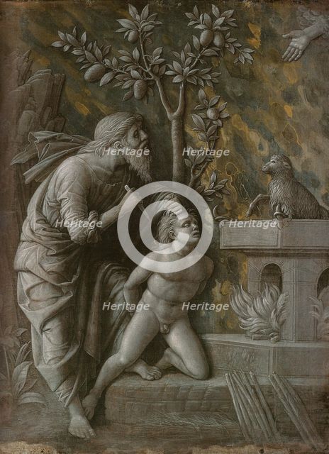 The Sacrifice of Isaac, c.1490-1495. Artist: Mantegna, Andrea (1431-1506)