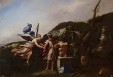 The Sacrifice of Isaac, c1653. Creator: Luca Giordano