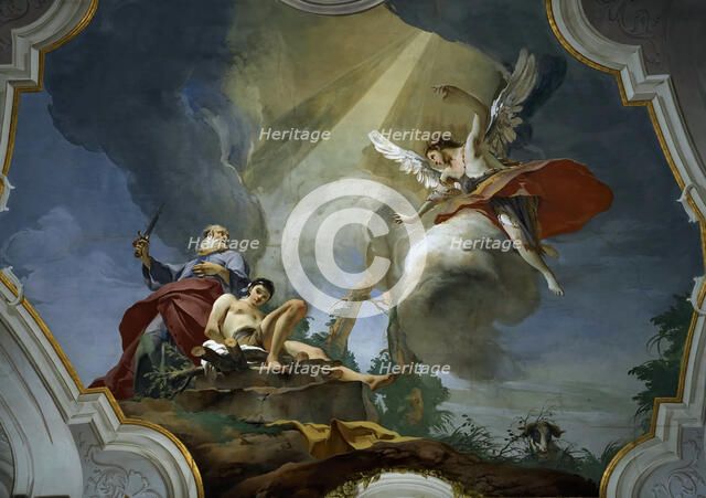 The Sacrifice of Isaac, ca 1728. Creator: Tiepolo, Giambattista (1696-1770).