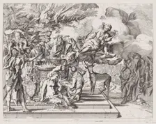 The sacrifice of Iphigenia, 1650-1700. Creator: Attributed to Arnold van Westerhout