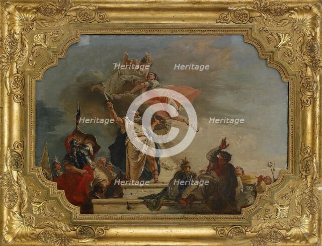 The Sacrifice of Iphigenia, 18th century. Artist: Fontebasso, Francesco (1709-1769)