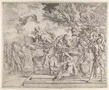 The Sacrifice of Iphigenia, ca. 1640-42. Creator: Pietro Testa