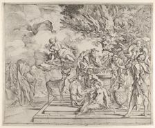 The Sacrifice of Iphigenia, ca. 1640-42. Creator: Pietro Testa
