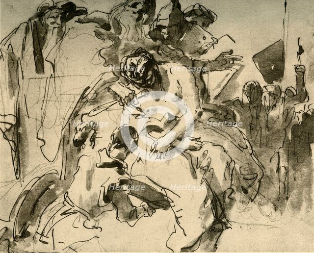 'The Sacrifice of Iphigenia', c1757, (1928). Artist: Giovanni Battista Tiepolo.