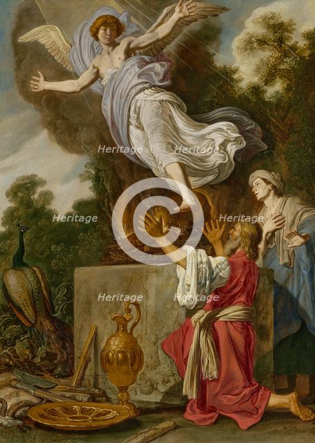 The Sacrifice of Manoah, 1624. Creator: Lastman, Pieter Pietersz. (1583-1633).