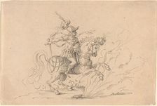 The Sacrifice of Marcus Curtius. Creator: Jost Ammon