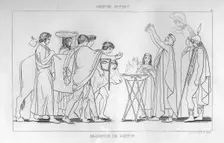 The Sacrifice of Nestor c1833. Creator: Unknown