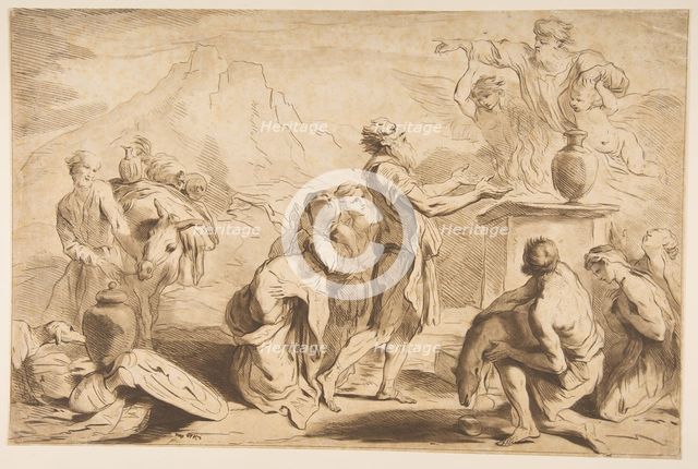 The Sacrifice of Noah, 1765. Creator: Francesco Bartolozzi.