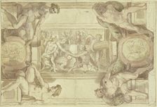The Sacrifice of Noah, mid-17th century. Creator: Andrea Sacchi ?