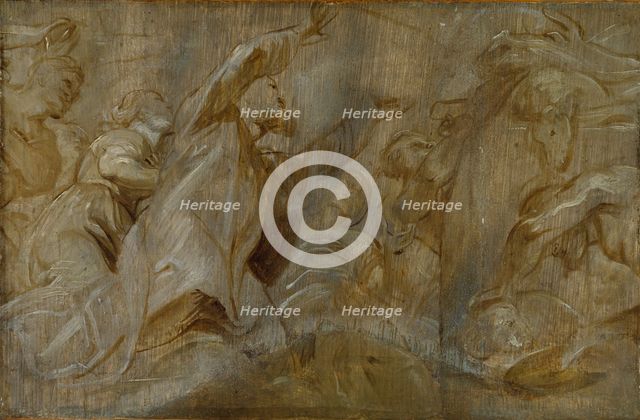 The Sacrifice of Noah, c1620. Artist: Unknown.