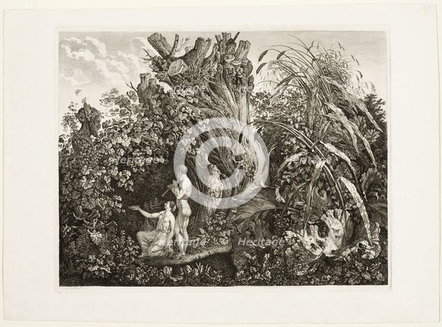 The Sacrifice of Pan, 1808/15. Creator: Carl Wilhelm Kolbe the elder.