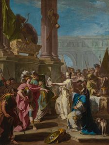 The Sacrifice of Polyxena, about 1733-1734. Creator: Giovanni Battista Pittoni the Younger