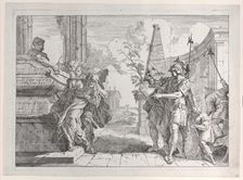 The Sacrifice of Polyxena, from "Bacchanals and Histories", 1744., 1744. Creator: Francesco Fontebasso