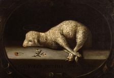 The Sacrificial Lamb, c1670-1684. Creator: Josefa de Ayala