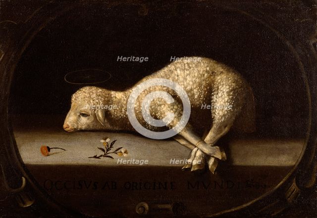 The Sacrificial Lamb, c1670-1684. Creator: Josefa de Ayala.