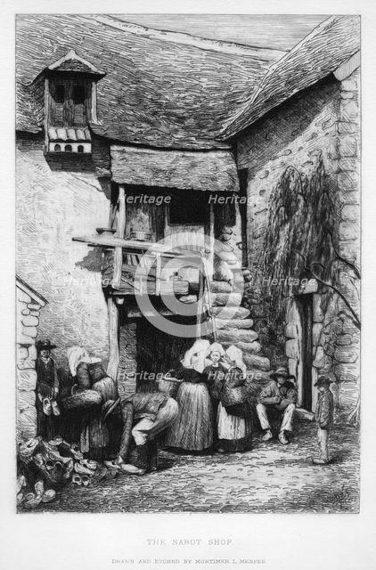 'The Sabot Shop', c19th century.Artist: Mortimer L Menpes