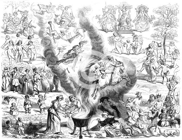 The Sabbath, 16th century (1849).Artist: A Bisson