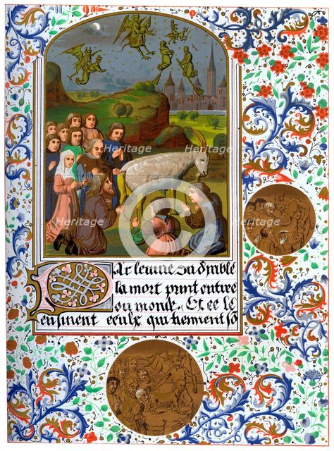 The Sabbath in Vaudois, France, c13th century (1849). Artist: Unknown