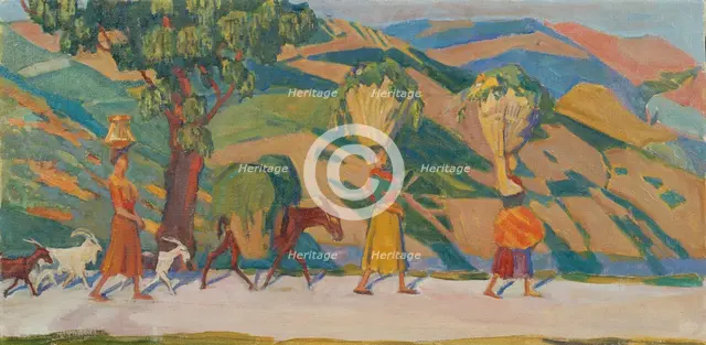 The Sabine Hills, 1909-1912. Artist: Ulyanov, Nikolai Pavlovich (1875-1949)