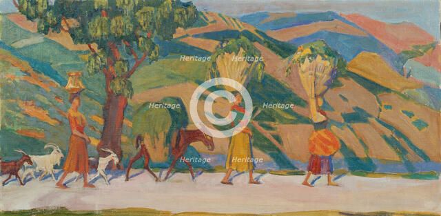 The Sabine Hills, 1909-1912. Artist: Ulyanov, Nikolai Pavlovich (1875-1949)